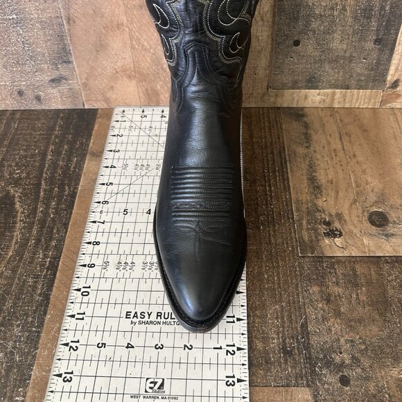 Lucchese 1883 Black N1613J4 Western Cowboy Boots Mens 9 D - Picture 5 of 13
